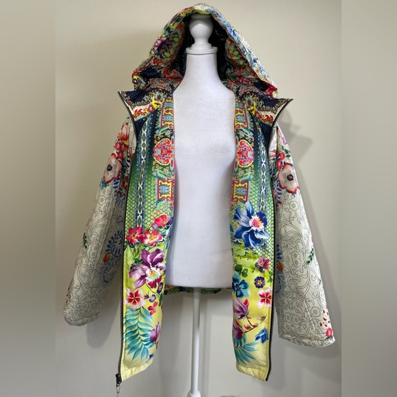 NWT JOHNNY WAS PUFFER JACKET SZ US L - Picture 6 of 15